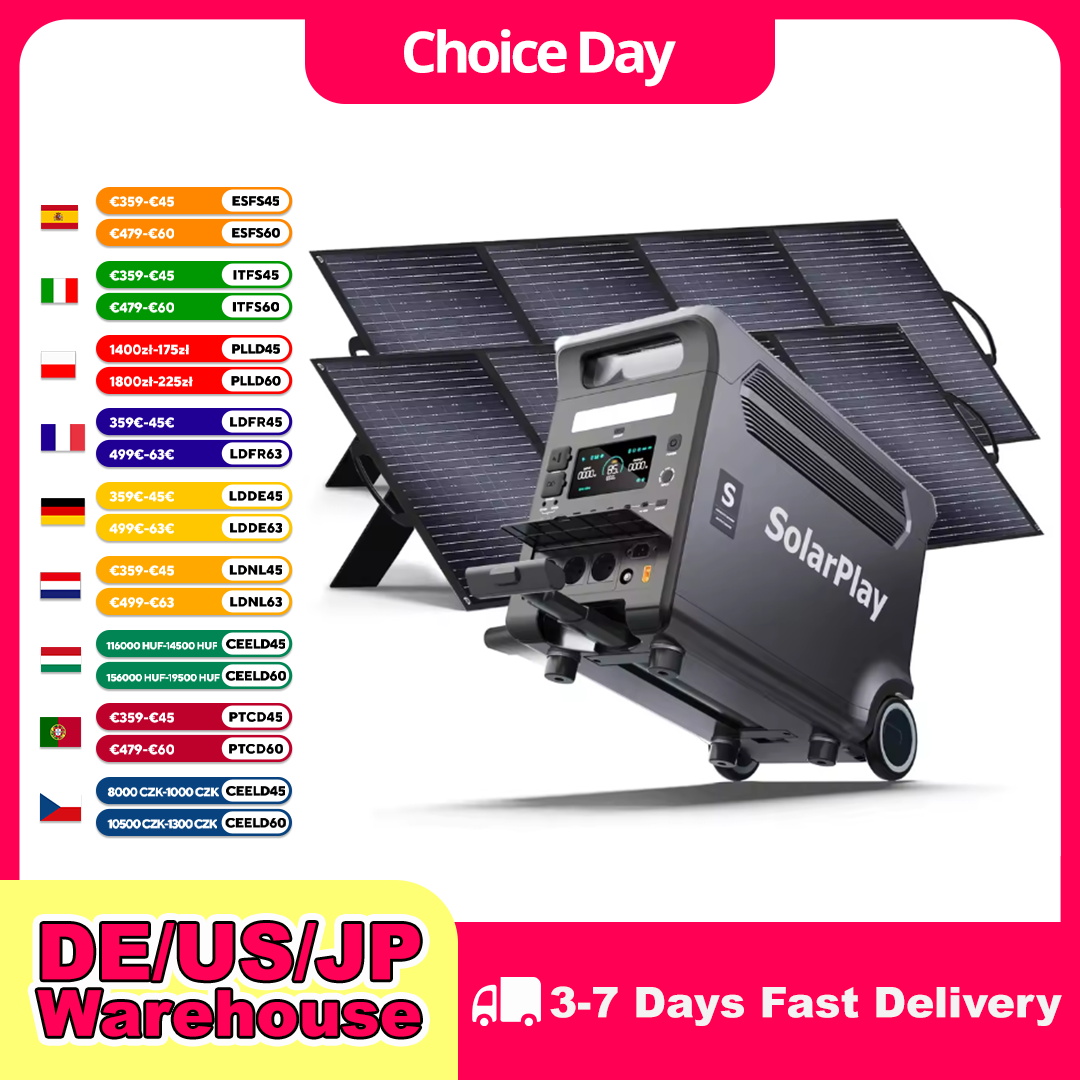 Rv Solar Kit 400W - Estação de Energia Portátil SOLARPLAY 3600W