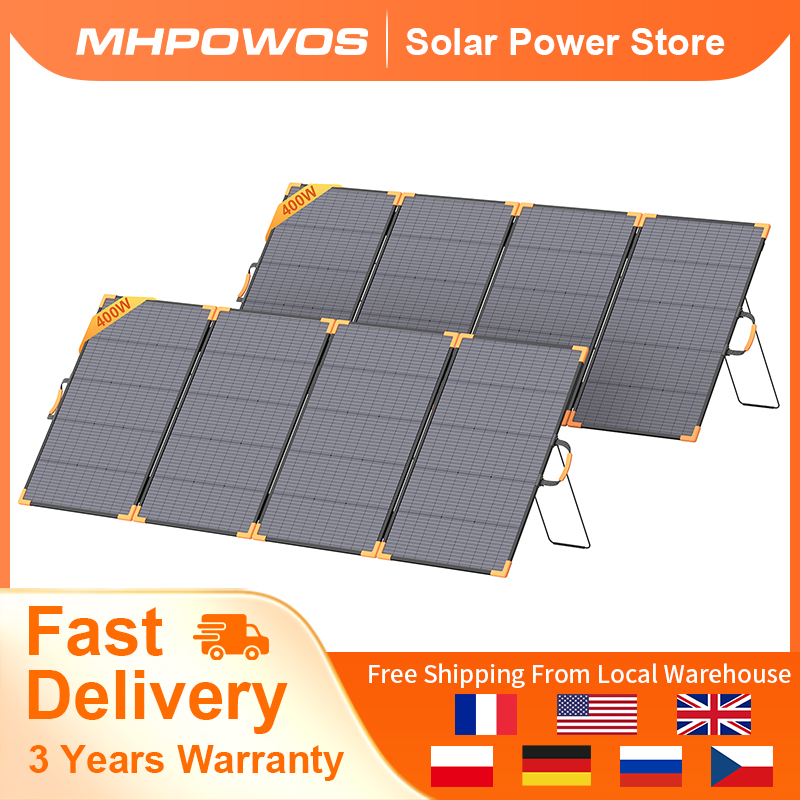 Rv Solar Kit 400W - Painel Solar Portátil Bifacial MHPOWOS 400W