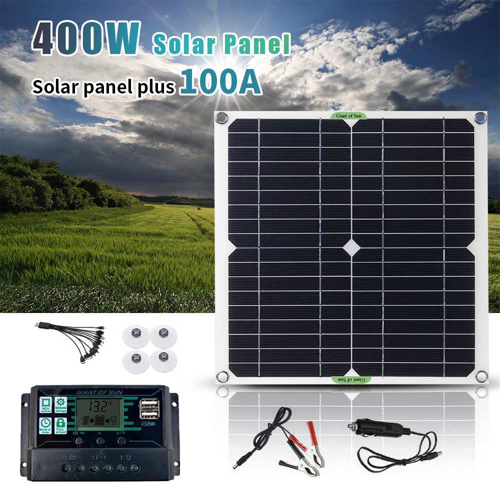 Rv Solar Kit 400W - Kit de Painel Solar Portátil 400W