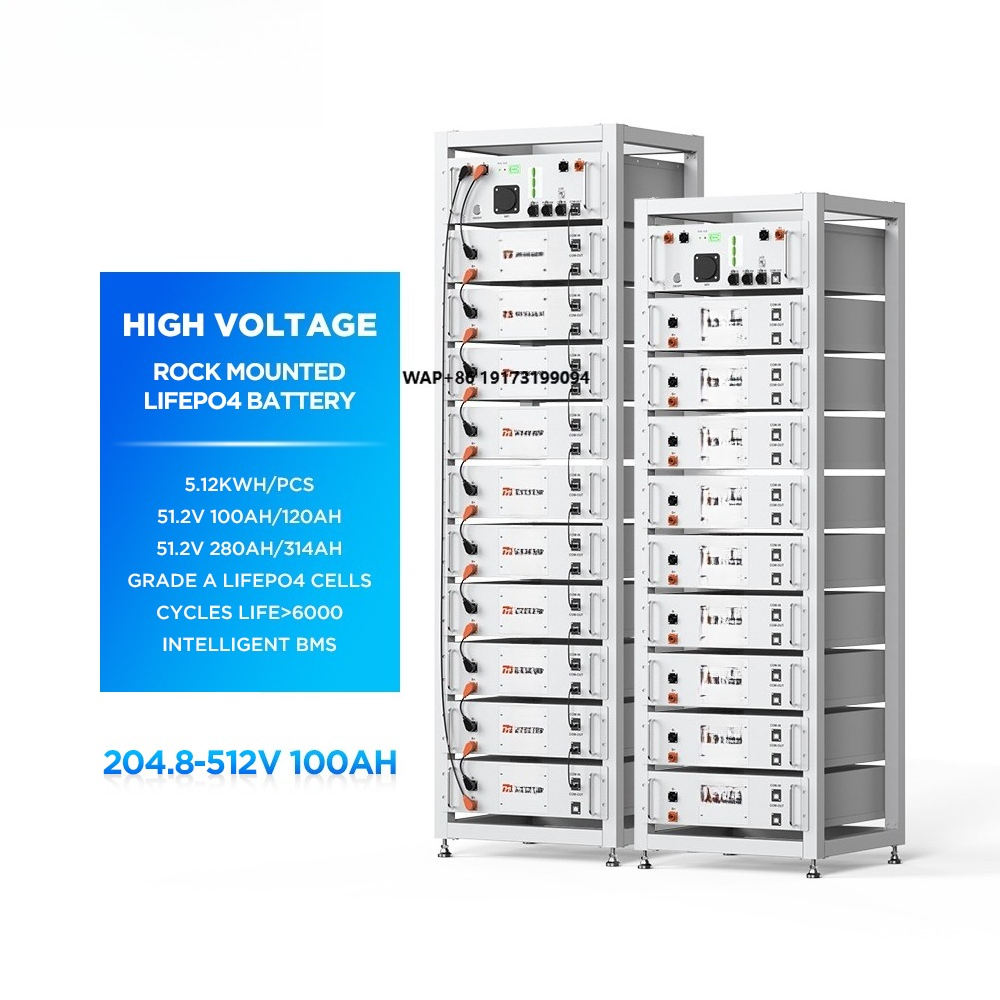 Lithium Battery 100Ah - Bateria de Lítio Solar Empilhada de