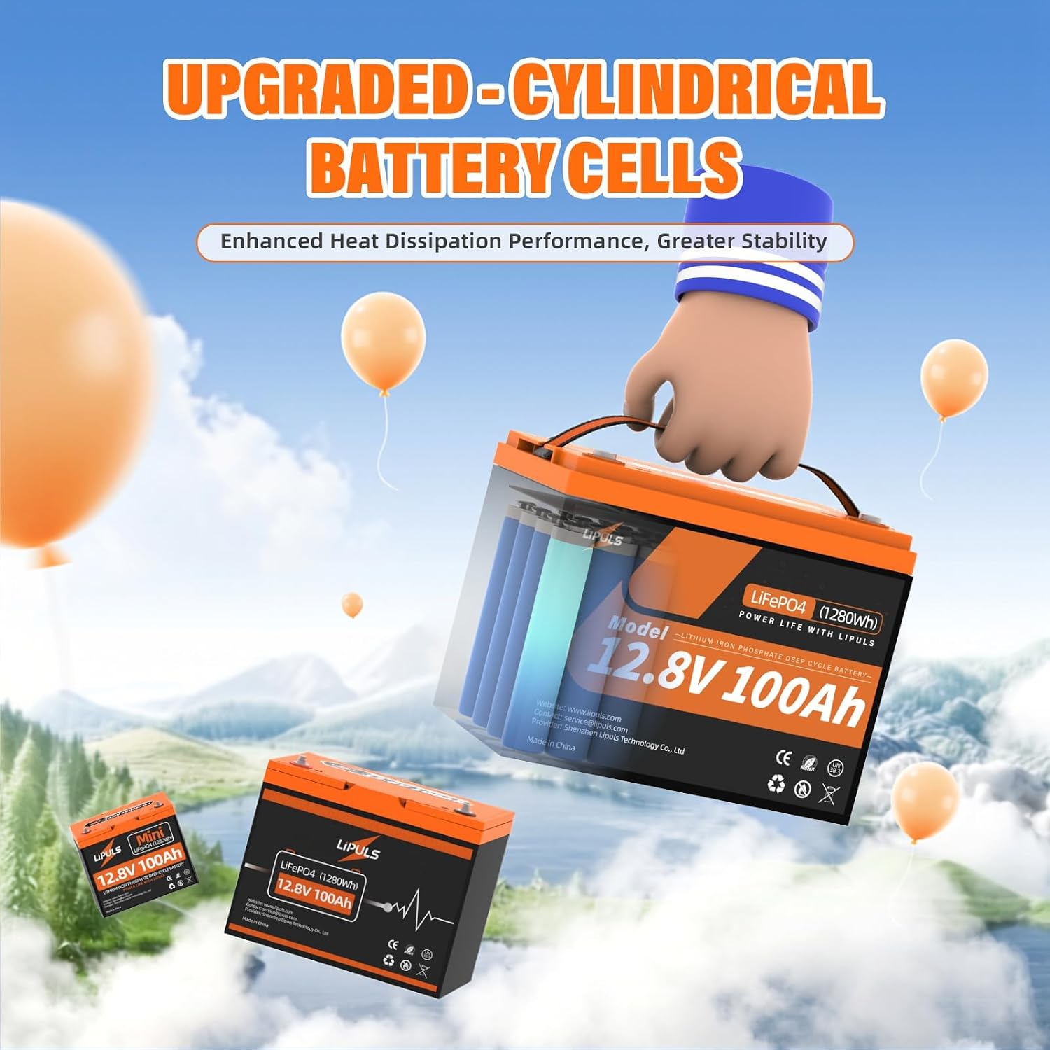 Bateria de Lítio LiFePO4 de Ci - Lithium Battery 100Ah avaliação e preço