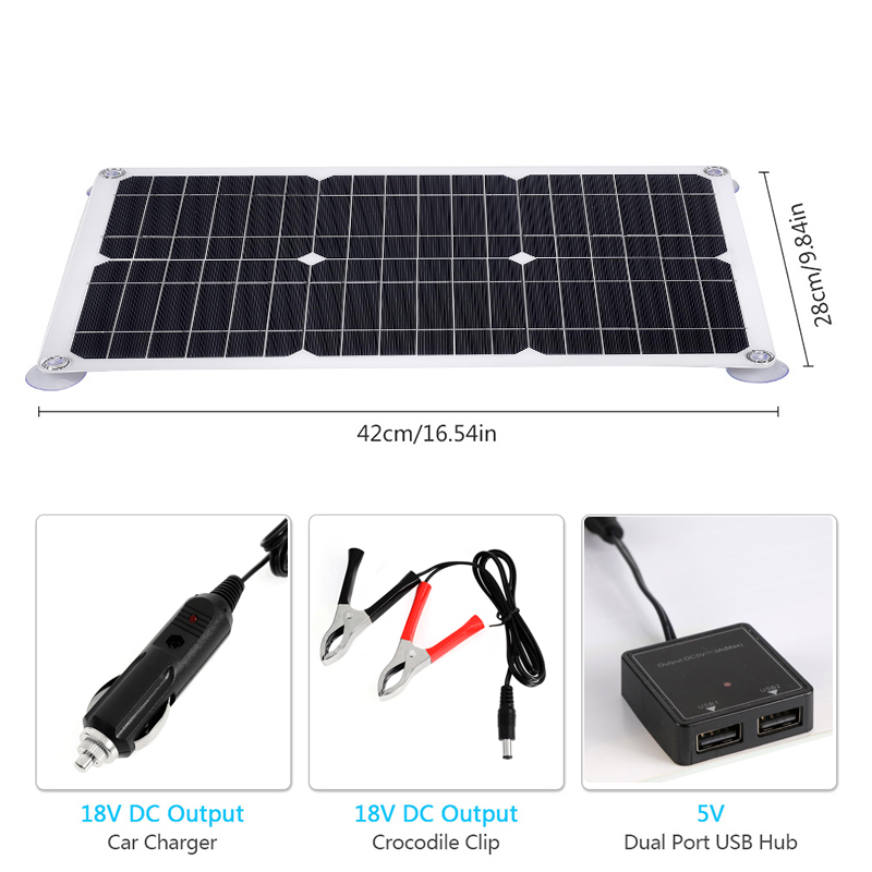 Kit de painel solar 200w 400w  - Rv Solar Kit 400W avaliação e preço
