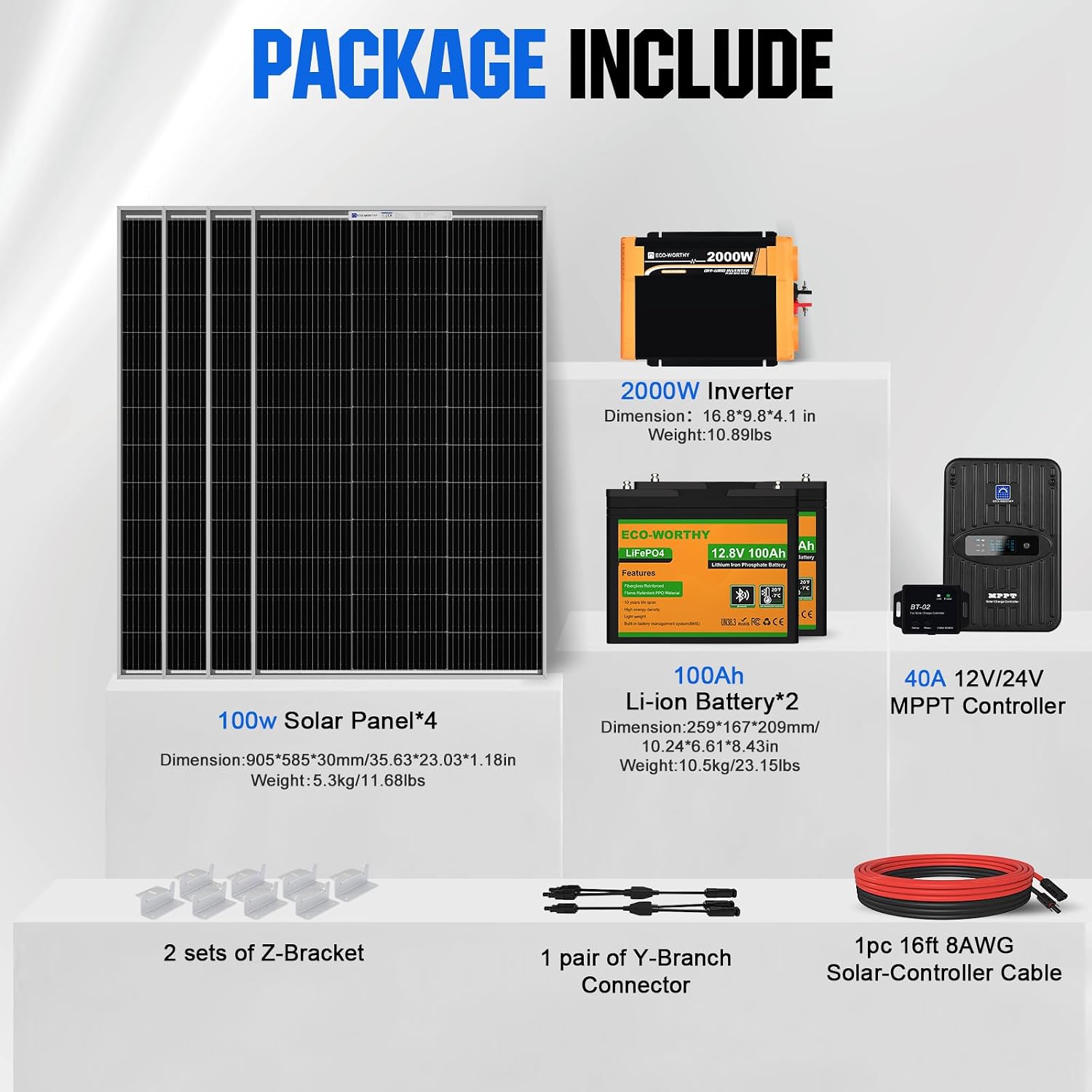 Kit Completo de Painel Solar 1 - Rv Solar Kit 400W avaliação e preço