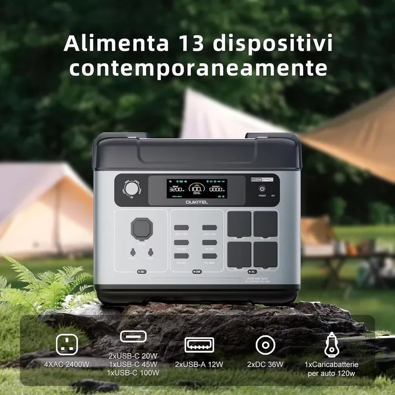 2026OUKITEL P2001 PLUS para Ba - Portable Power Station avaliação e preço