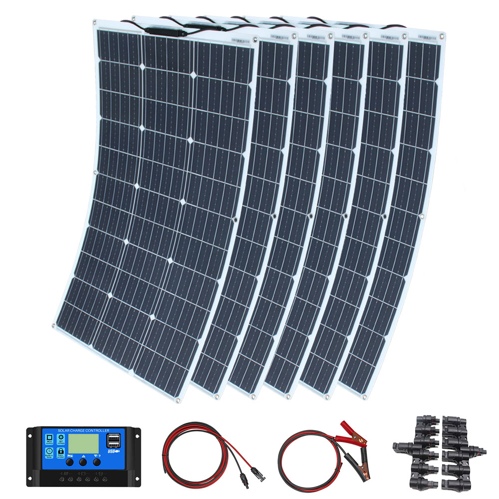 Kit de Painéis Solares 100W 20 - Rv Solar Kit 400W avaliação e preço