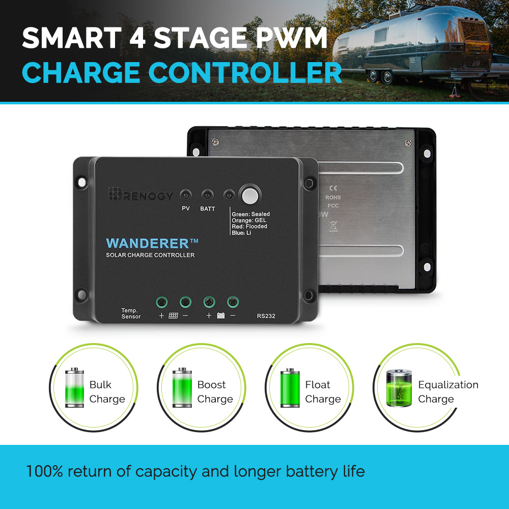Renogy Wanderer Li 30A 12V PWM - Renogy Controller Wanderer avaliação e preço